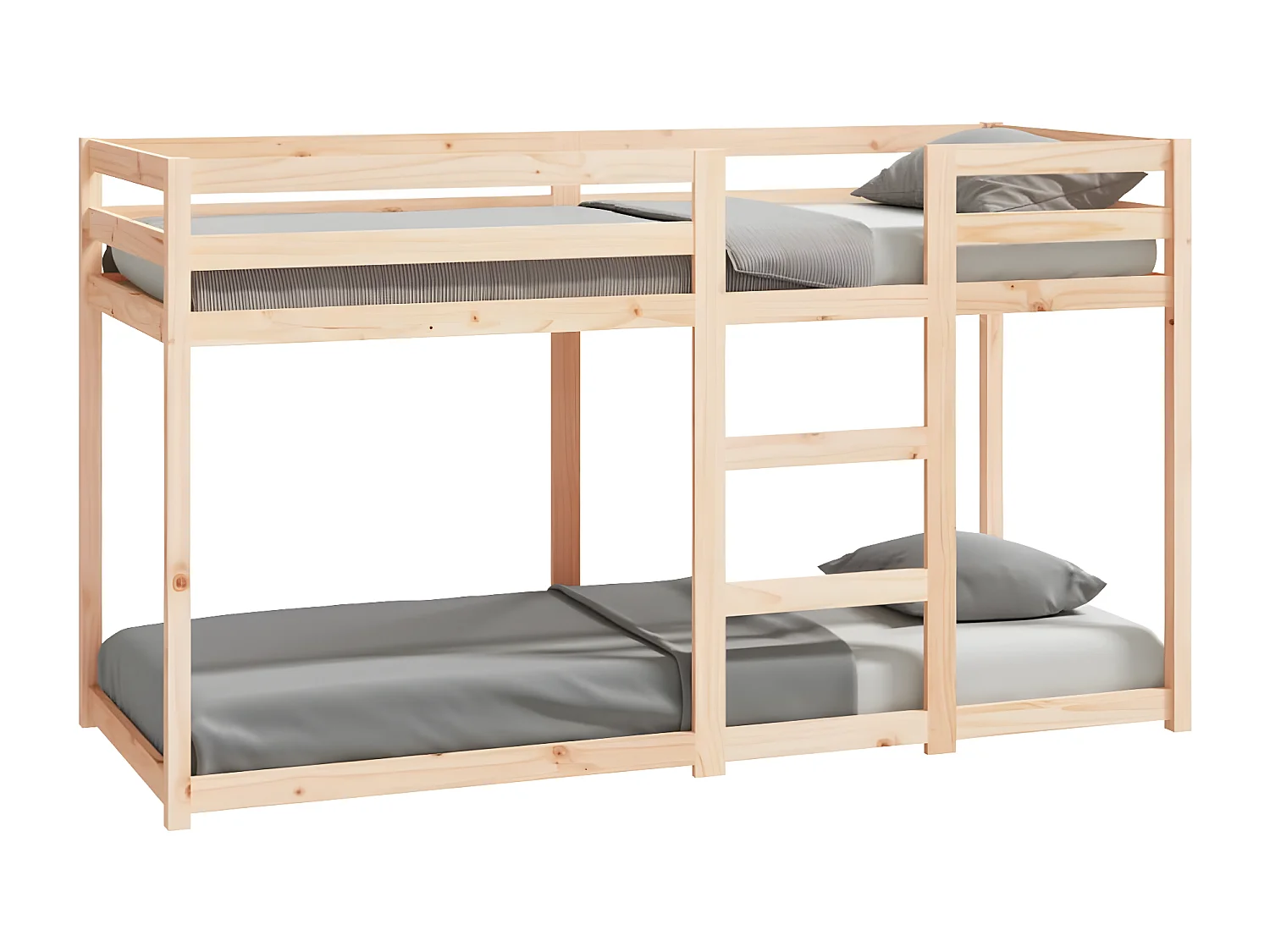 Lit superposé-75 x 190 cm 75x190 cm Bois de pin massif POI56246