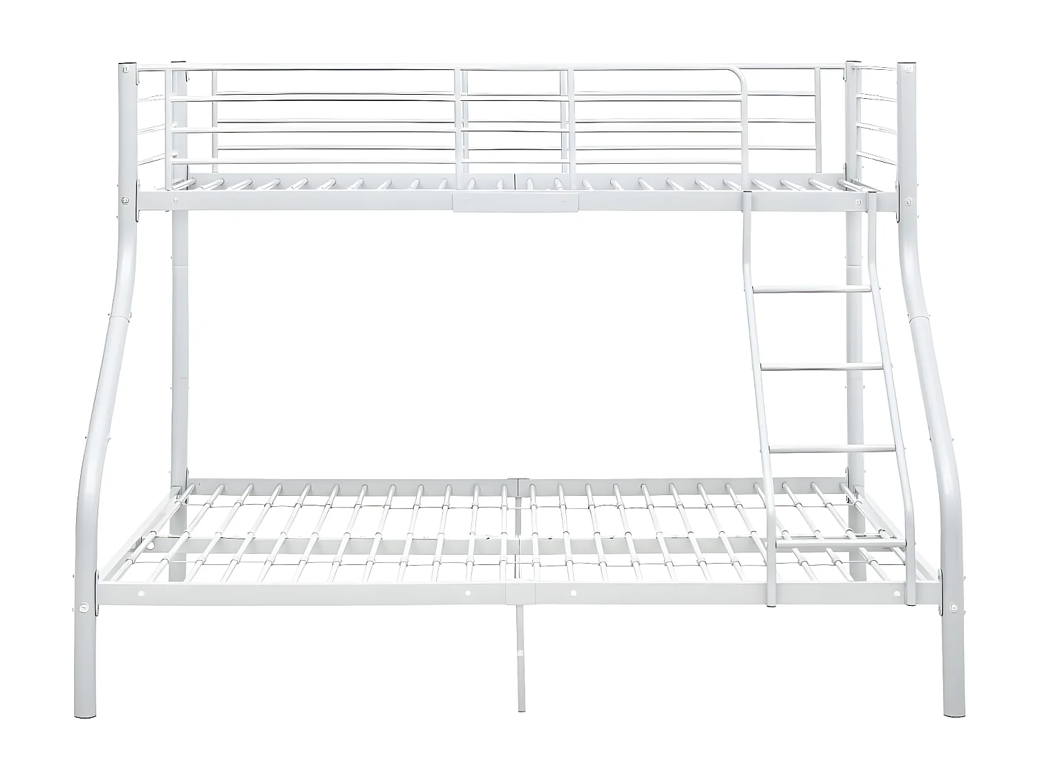 Stapelbedframe metaal wit 140x200 cm/90x200 cm NL40240