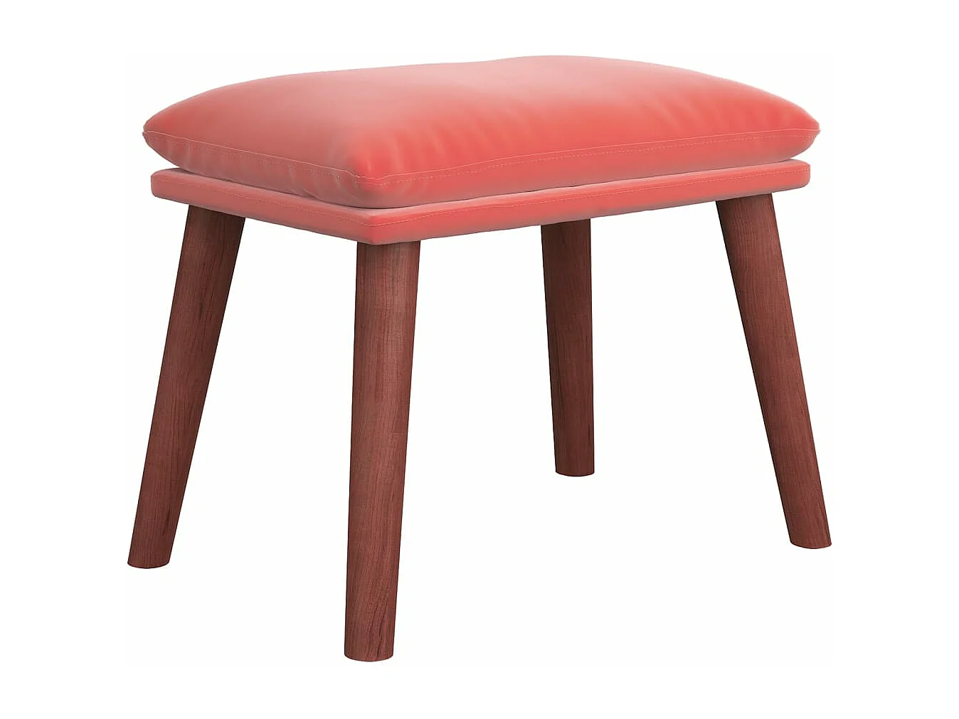 Repose-pied Rose 45x29,5x35 cm Velours