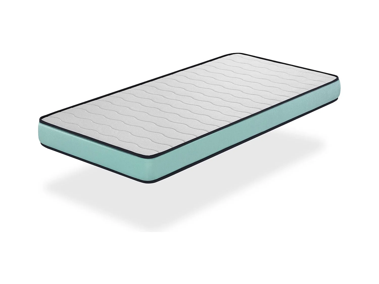 Matelas 100X200 PROMO CONFORT Épaisseur 14 CM ergonomique, Respirant, Mémoire. Idéal pour lit gigogne