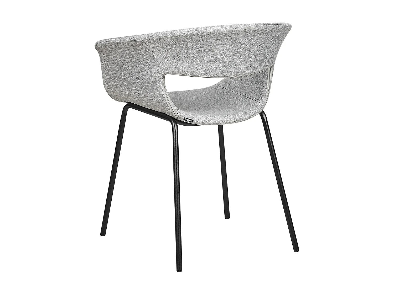 Set van 2 eetkamerstoelen ELMA Lichtgrijs