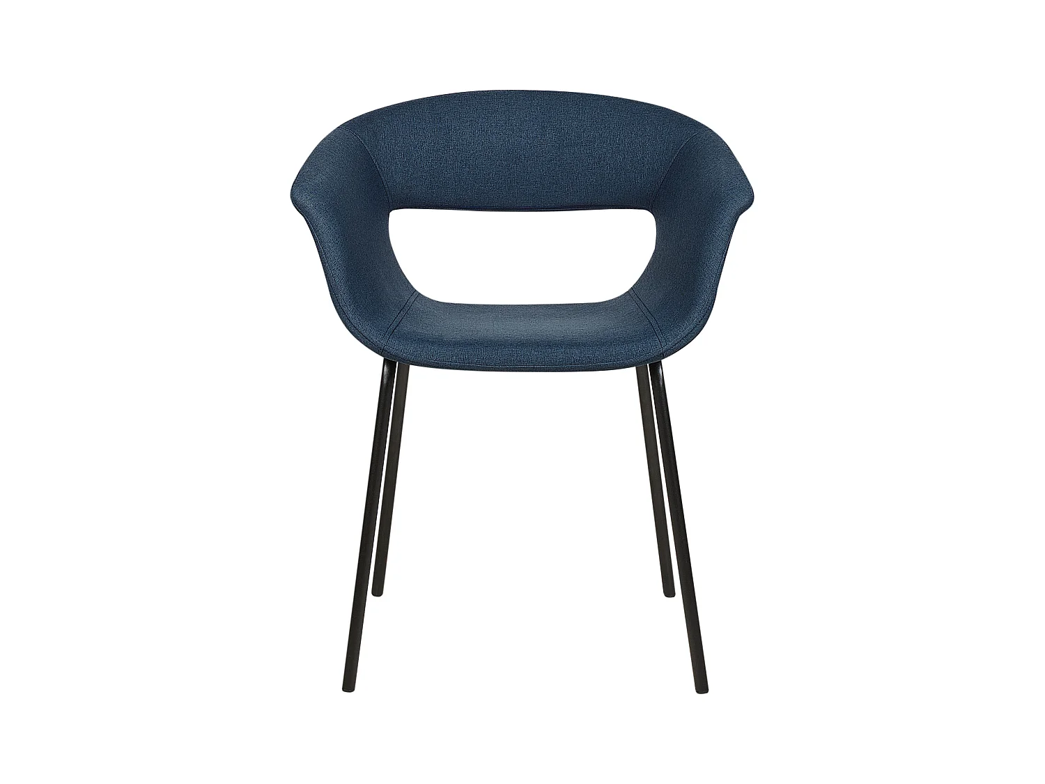 Set van 2 eetkamerstoelen ELMA Donkerblauw