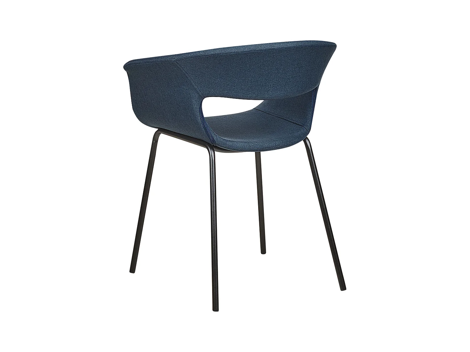 Set van 2 eetkamerstoelen ELMA Donkerblauw