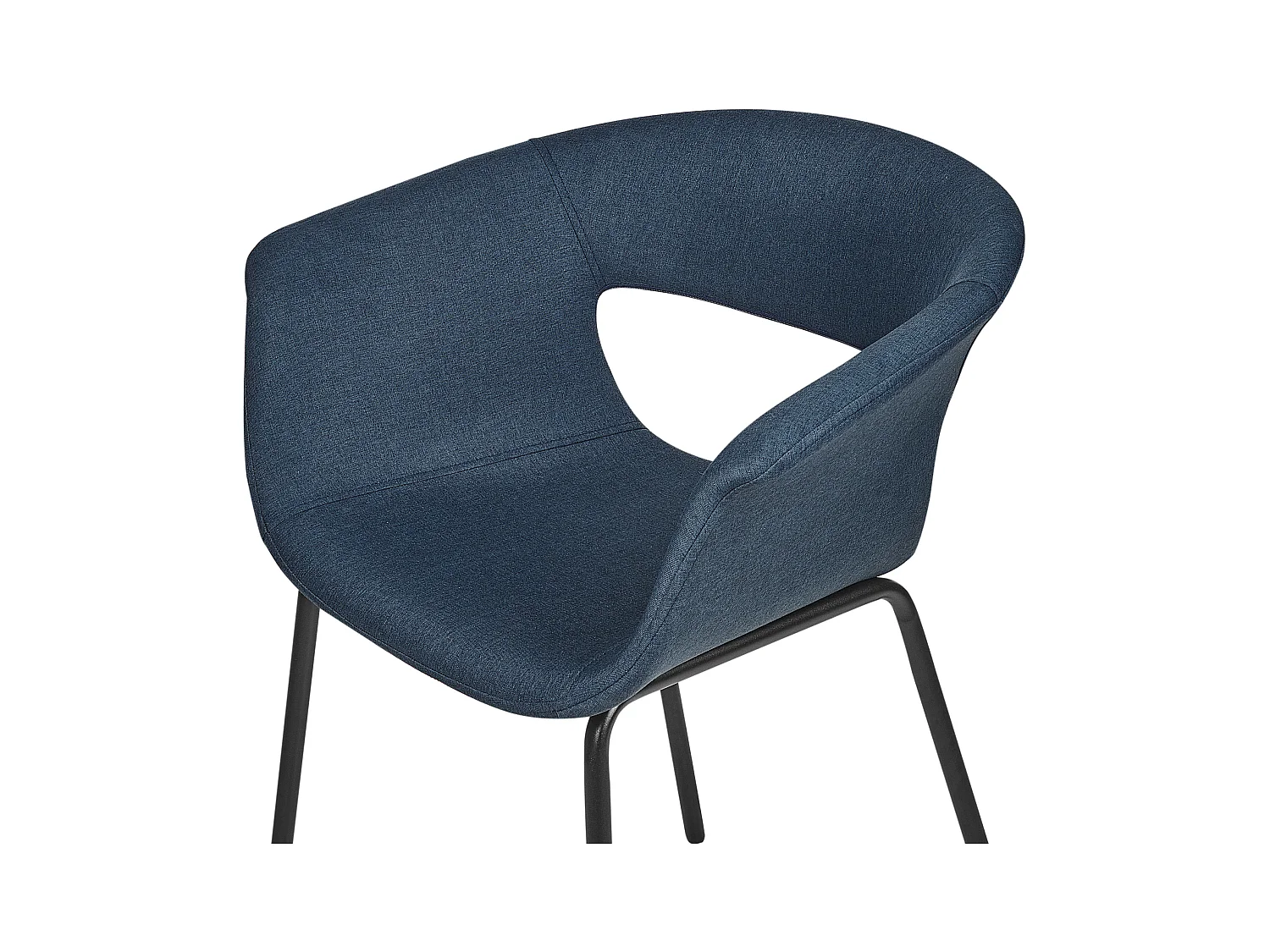 Set van 2 eetkamerstoelen ELMA Donkerblauw