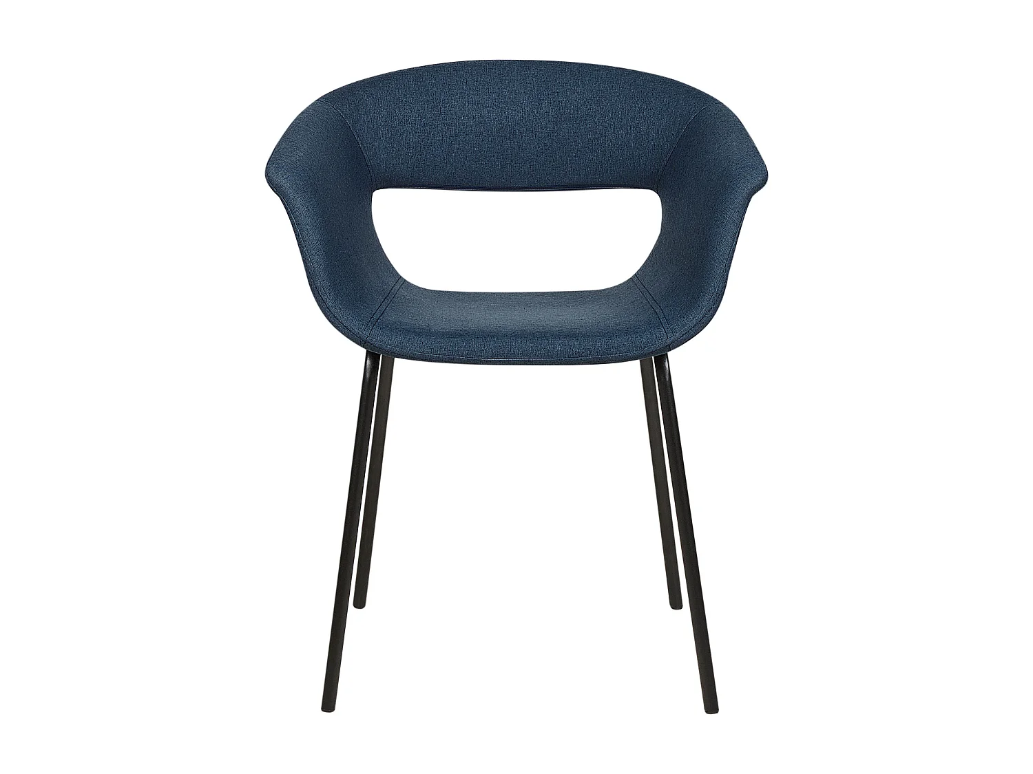 Set van 2 eetkamerstoelen ELMA Donkerblauw