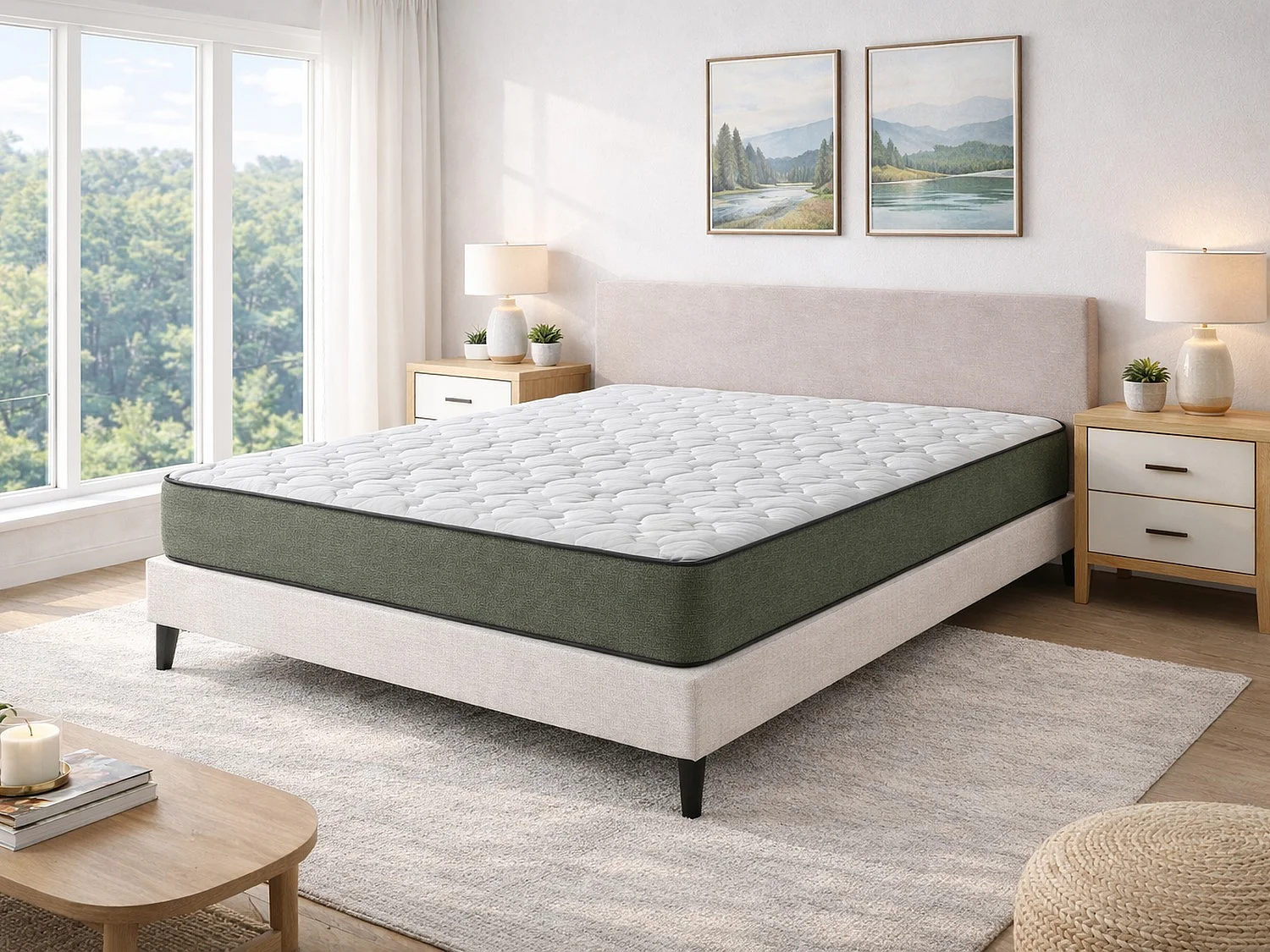 Colchão de espuma DORMISSIMO GAMMA 200x200 Altura 26 cm
