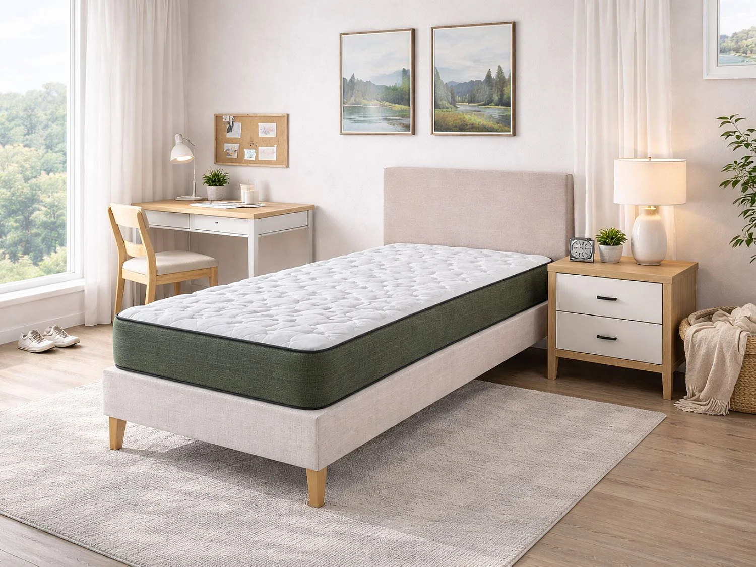 Colchão de espuma DORMISSIMO GAMMA 90x200 Altura 26 cm