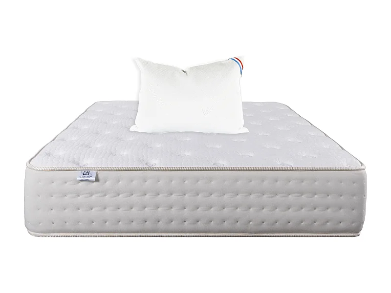Matelas 90x190 cm, Purlux, 26cm, latex + Oreiller