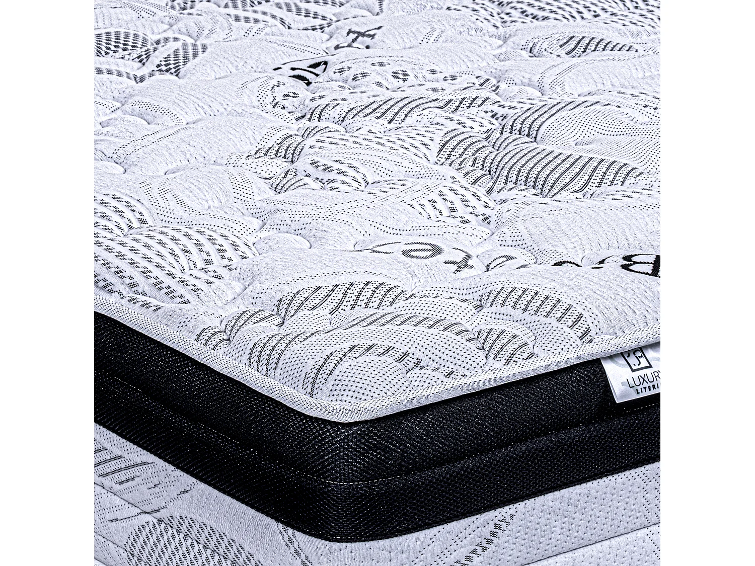 Matelas 140x200 cm, Sleeplux, 26cm, latex, mousse haute densité, ferme
