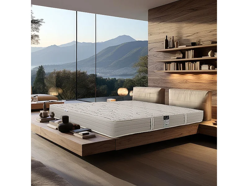 Matelas 140x190 cm, OrganicCoton, 24cm, mémoire de forme