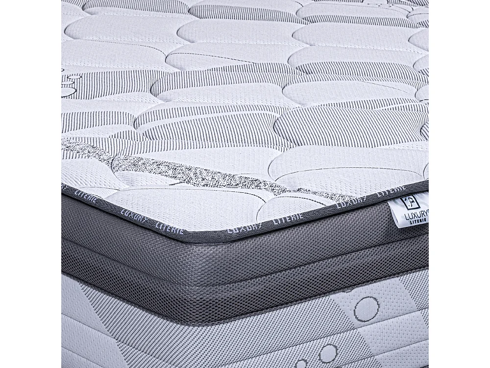 Matelas 140x200 cm, Relaxation, 26cm, Ressorts Ensachés, Soutien ferme
