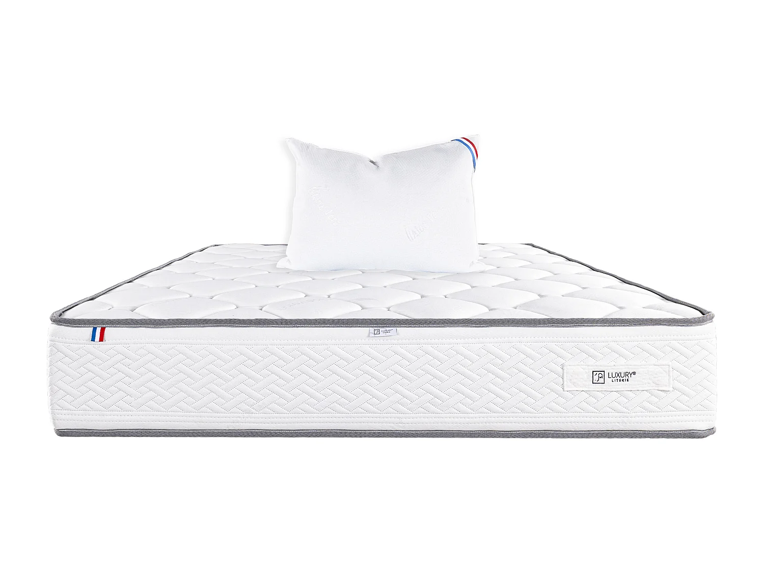 Colchão 90x190 cm, Iris, 20 cm, espuma de memória, firme, face verão/inverno + 1 almofada