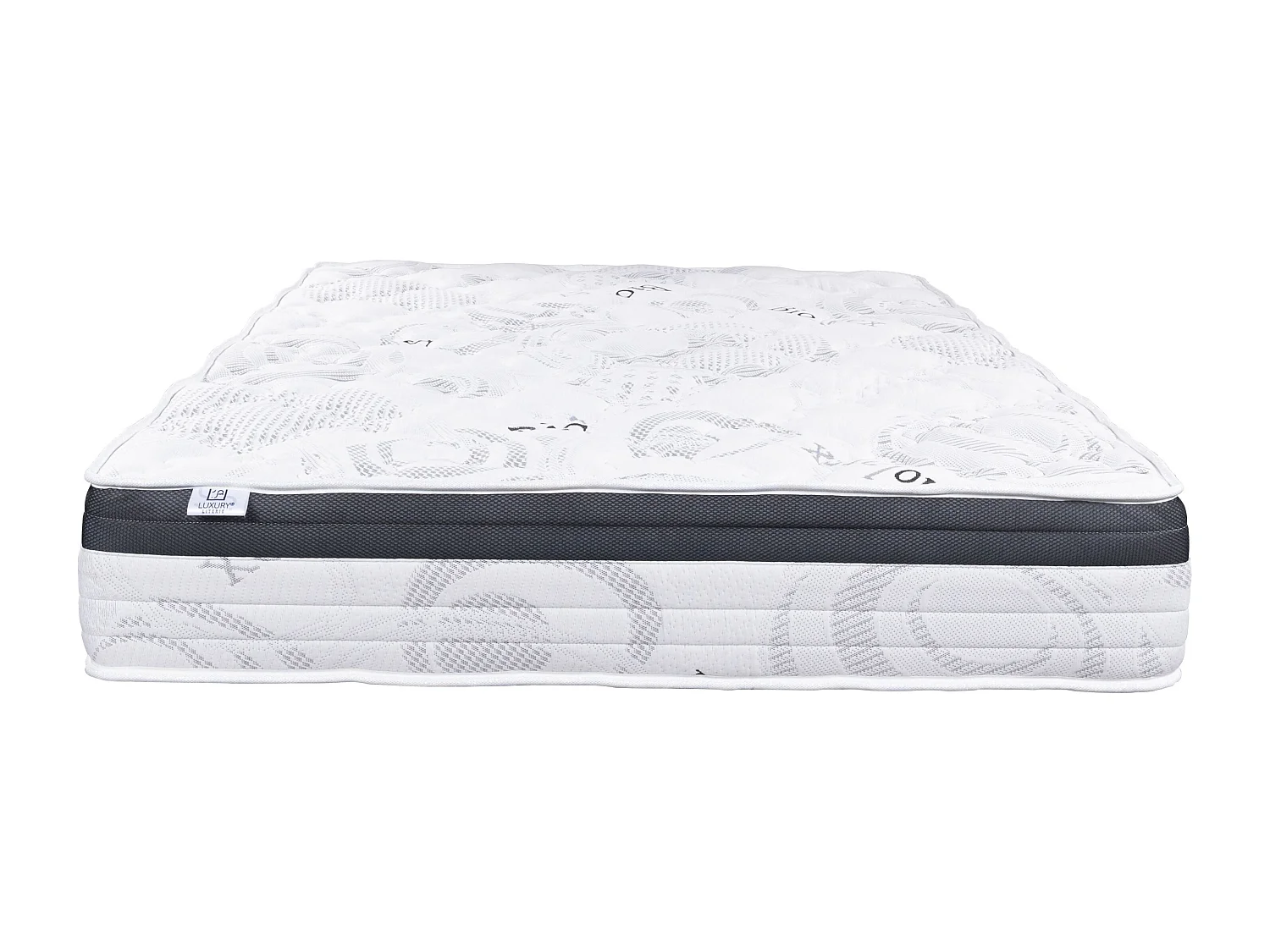 Matelas 180x200 cm, Sleeplux, 26cm, latex, mousse haute densité, ferme