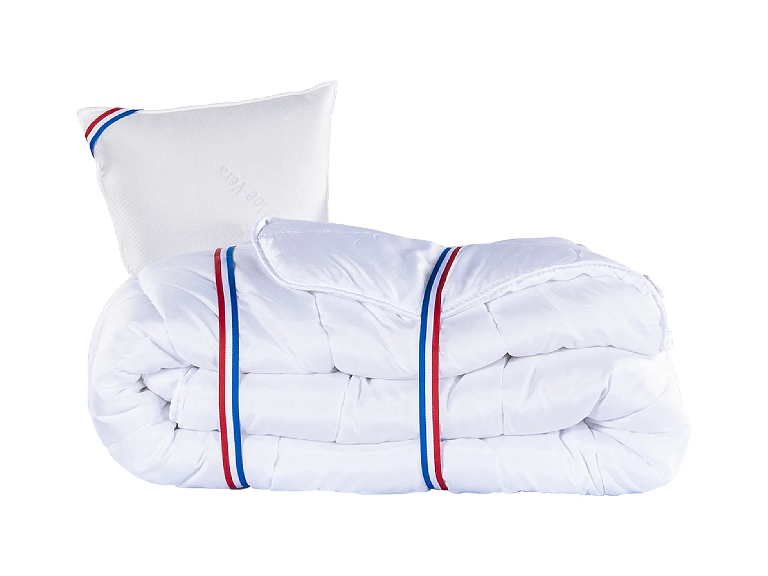 Matelas 90x190 cm, Thermotec, 24 cm, mémoire de forme, ferme + 1 oreiller + couette