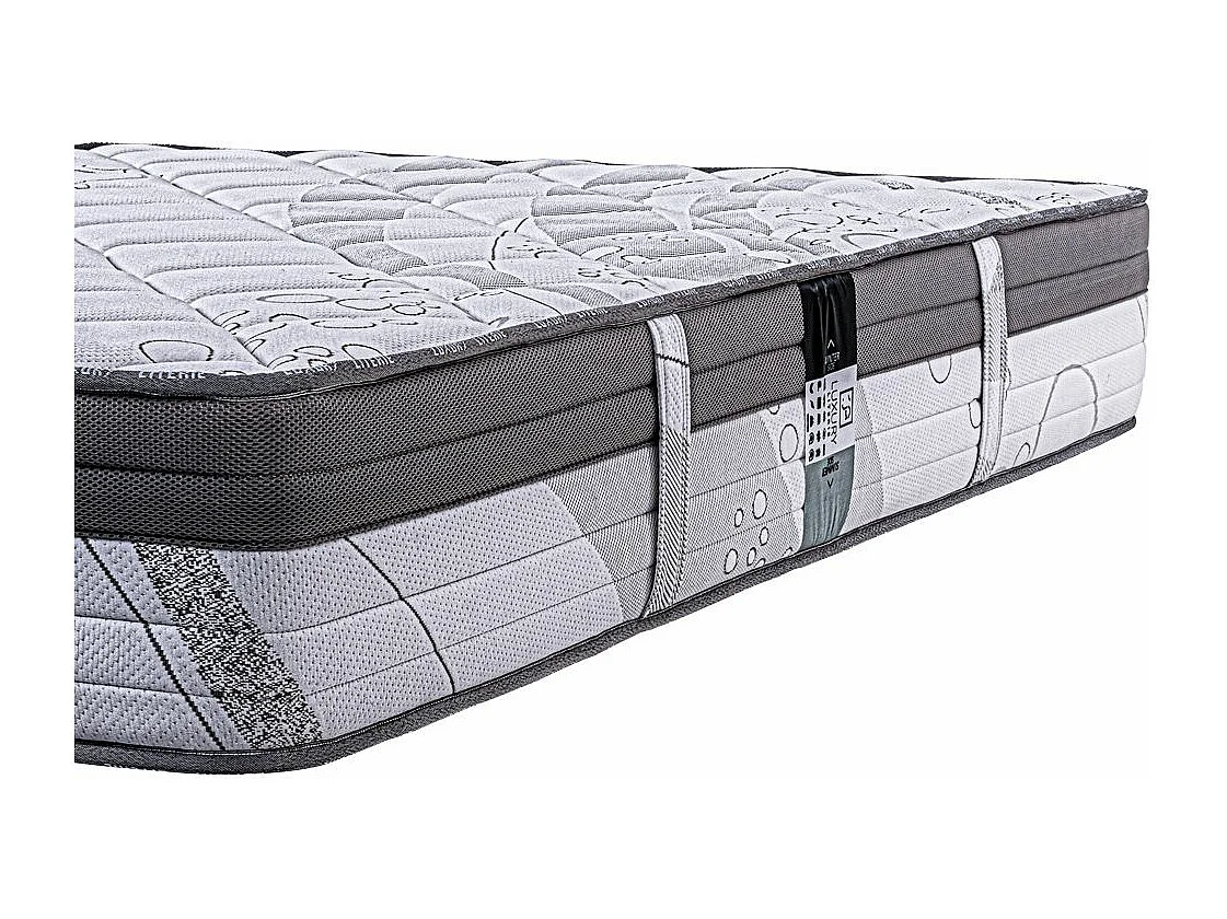 Colchão 140x190 cm, Pilarsleep, 26cm, espuma de memória, firme, zonas de descanso independentes, face verão/inverno