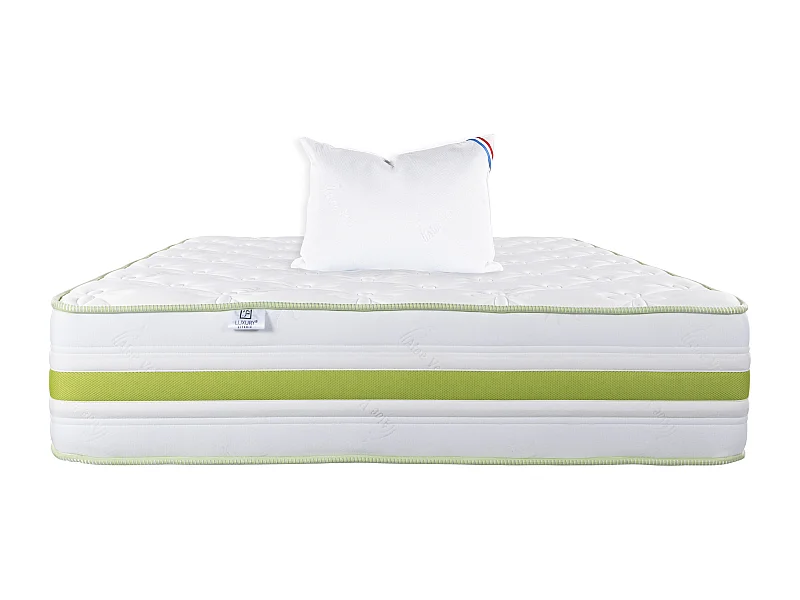 Matelas 90x190 cm, Rêverie, 30 cm, mémoire de forme, ferme + 1 oreiller