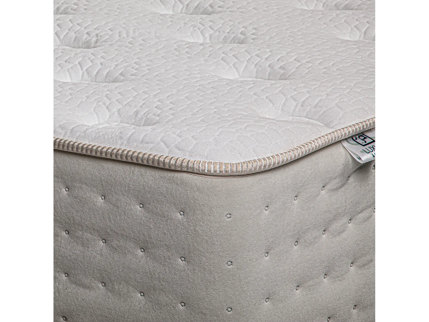 Matelas 90x190 cm, Purlux, 26cm, latex, mousse haute densité, ferme