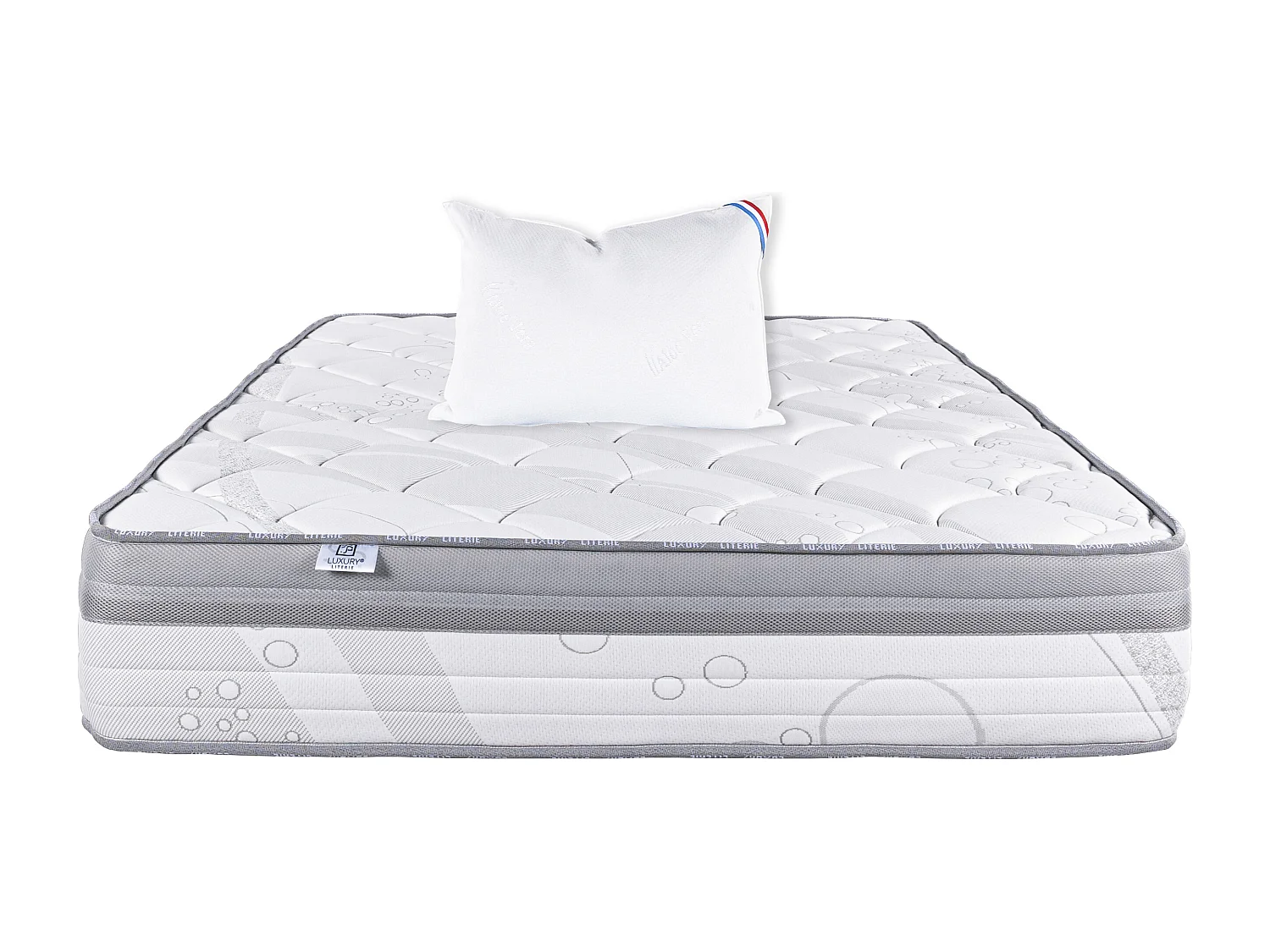 Matelas 90x190 cm, ViscoPlus, 26 cm, mémoire de forme, ferme + 1 oreiller