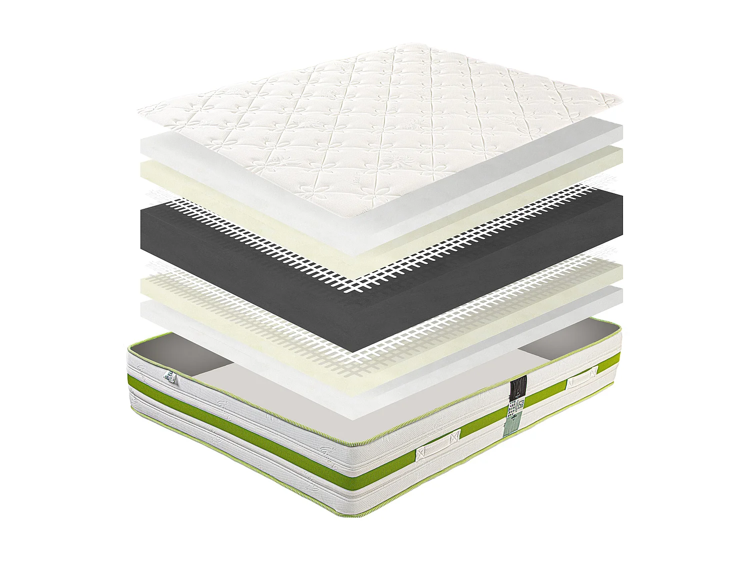 Matelas Rêverie, 30cm, mousse haute densité, indépendance du couchage, réversible