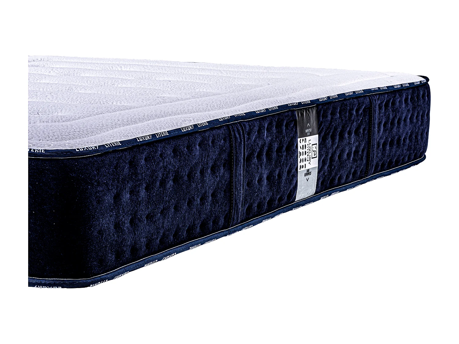 Matelas 90x190 cm, Nuage, 24cm, mi-ferme, mémoire de forme