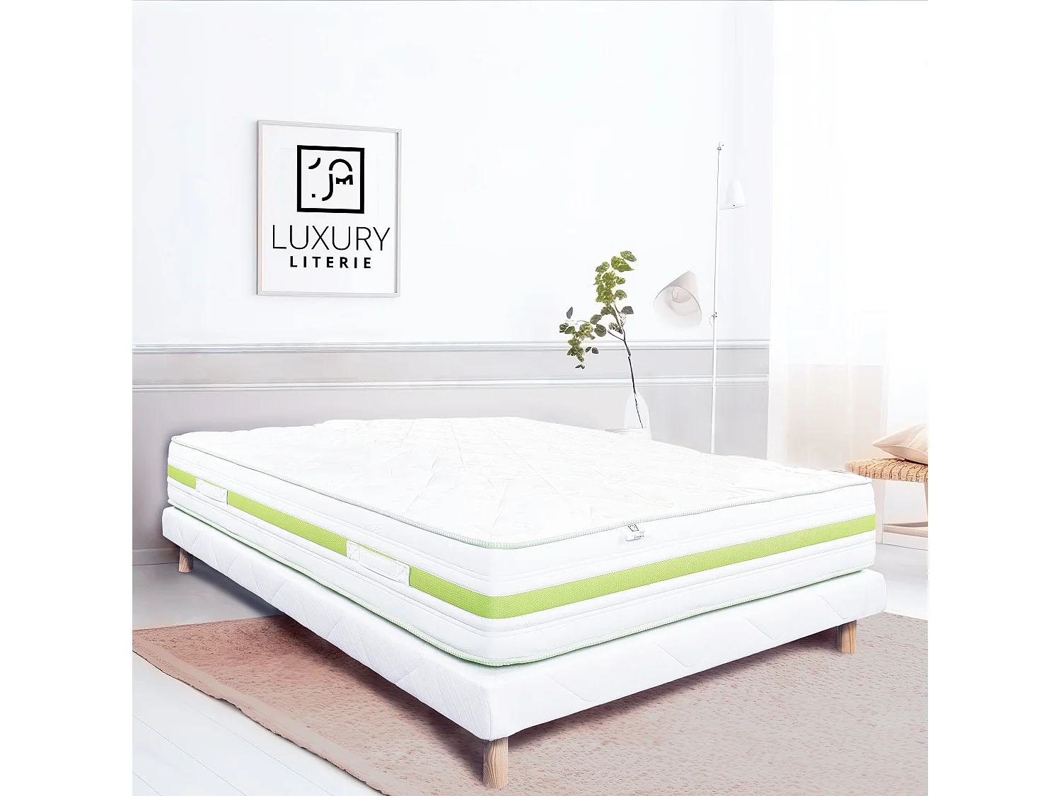 Matelas Rêverie, 30cm, mousse haute densité, indépendance du couchage, réversible