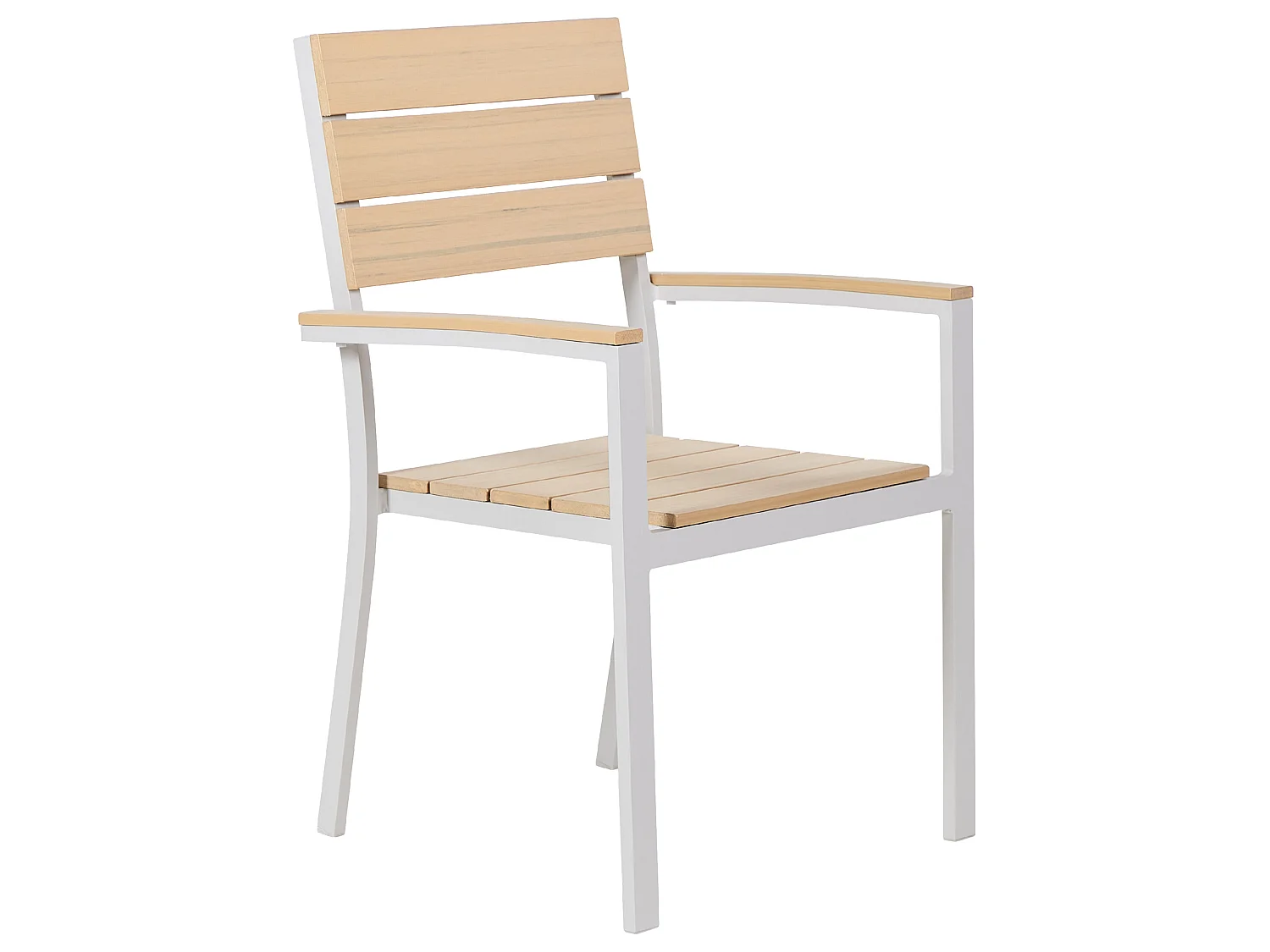 Set of 6 Garden Chairs COMO Beige