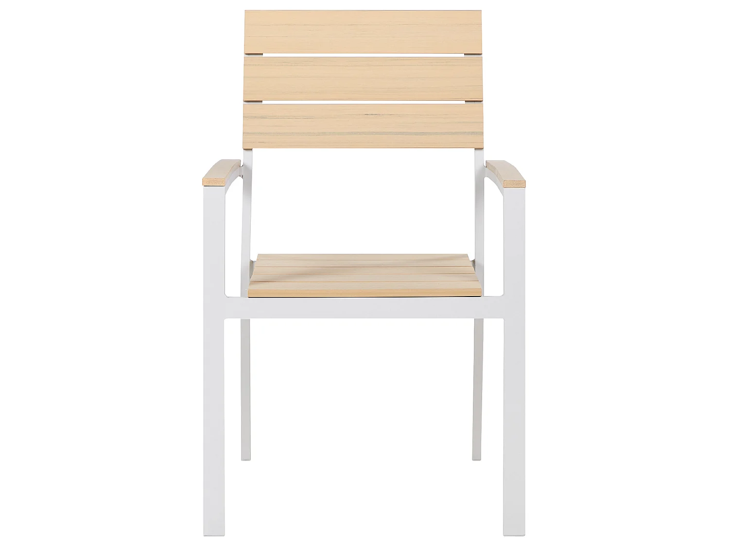 Set of 6 Garden Chairs COMO Beige