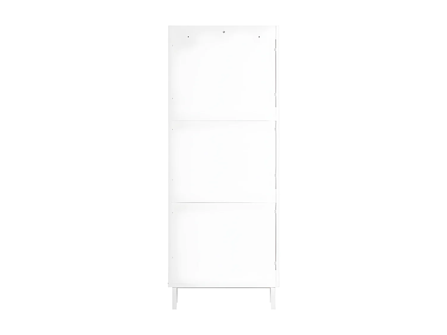 Zapatero Estrecho con 3 Solapas Organizador para Zapatos de Entrada 50 x 19 x 129 cm Blanco FSR151-H-W SoBuy ES