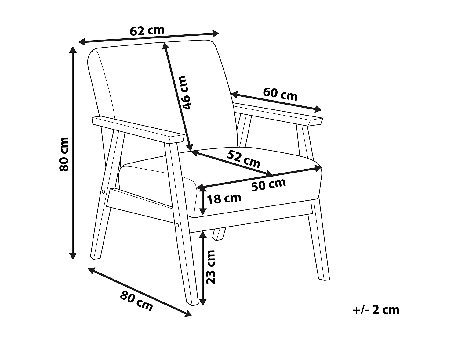 Fotel ASNES Jasnoszary