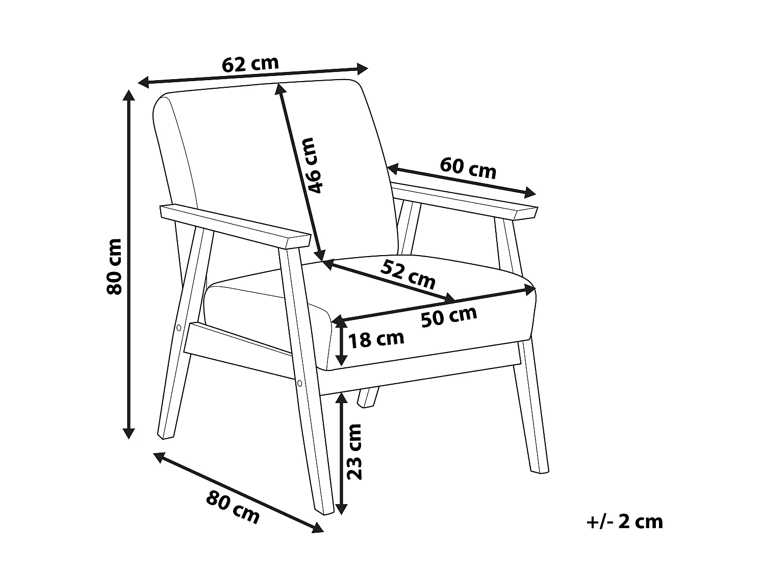 Fauteuil ASNES Gris clair