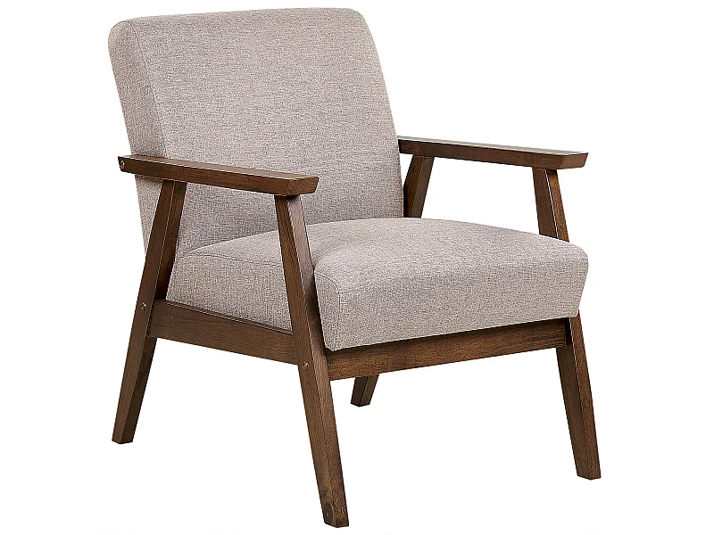 Fauteuil ASNES Tissu Taupe