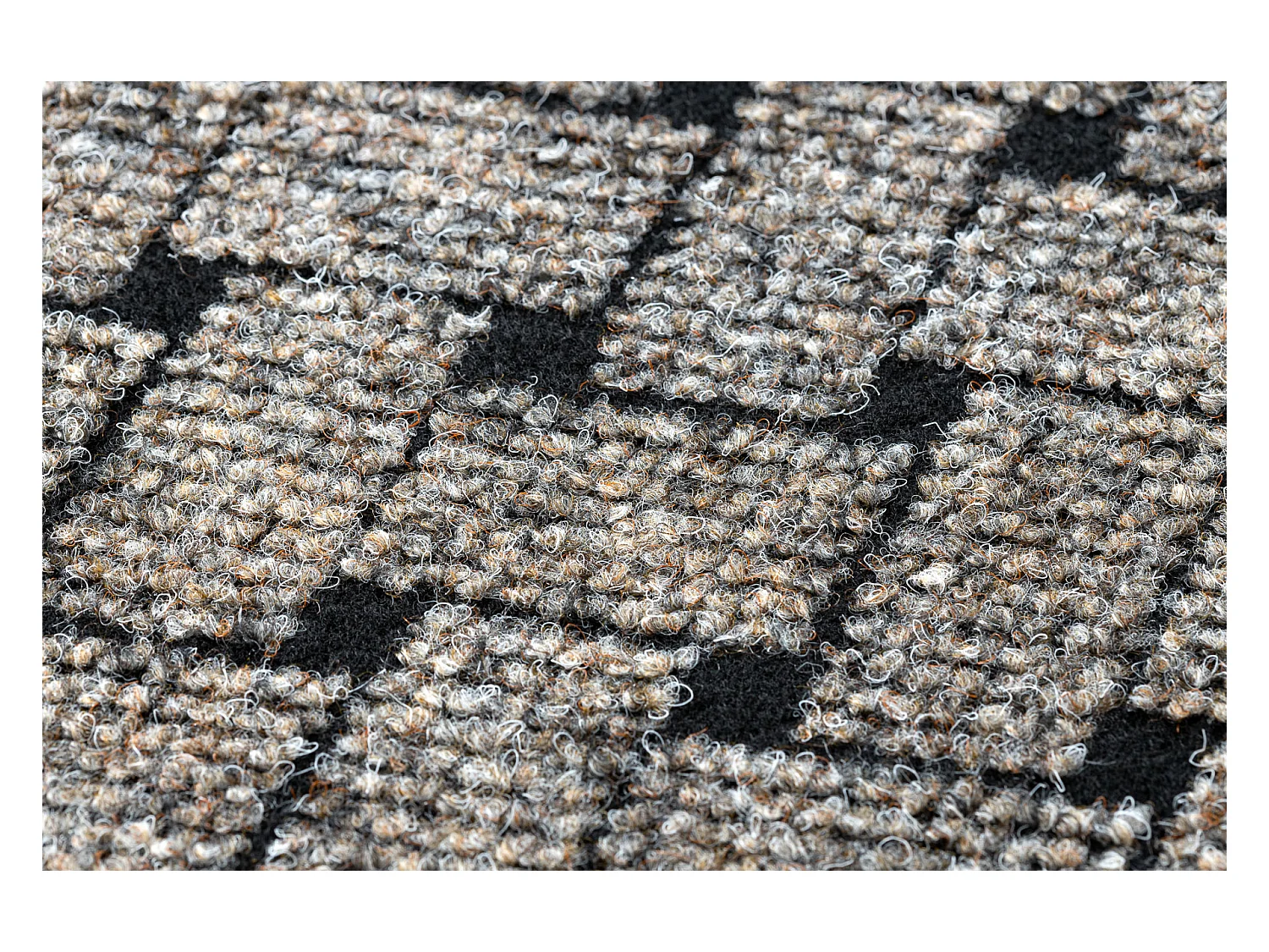 Paillasson antidérapant VECTRA 0316 extérieur, intérieur beige 50x80 cm