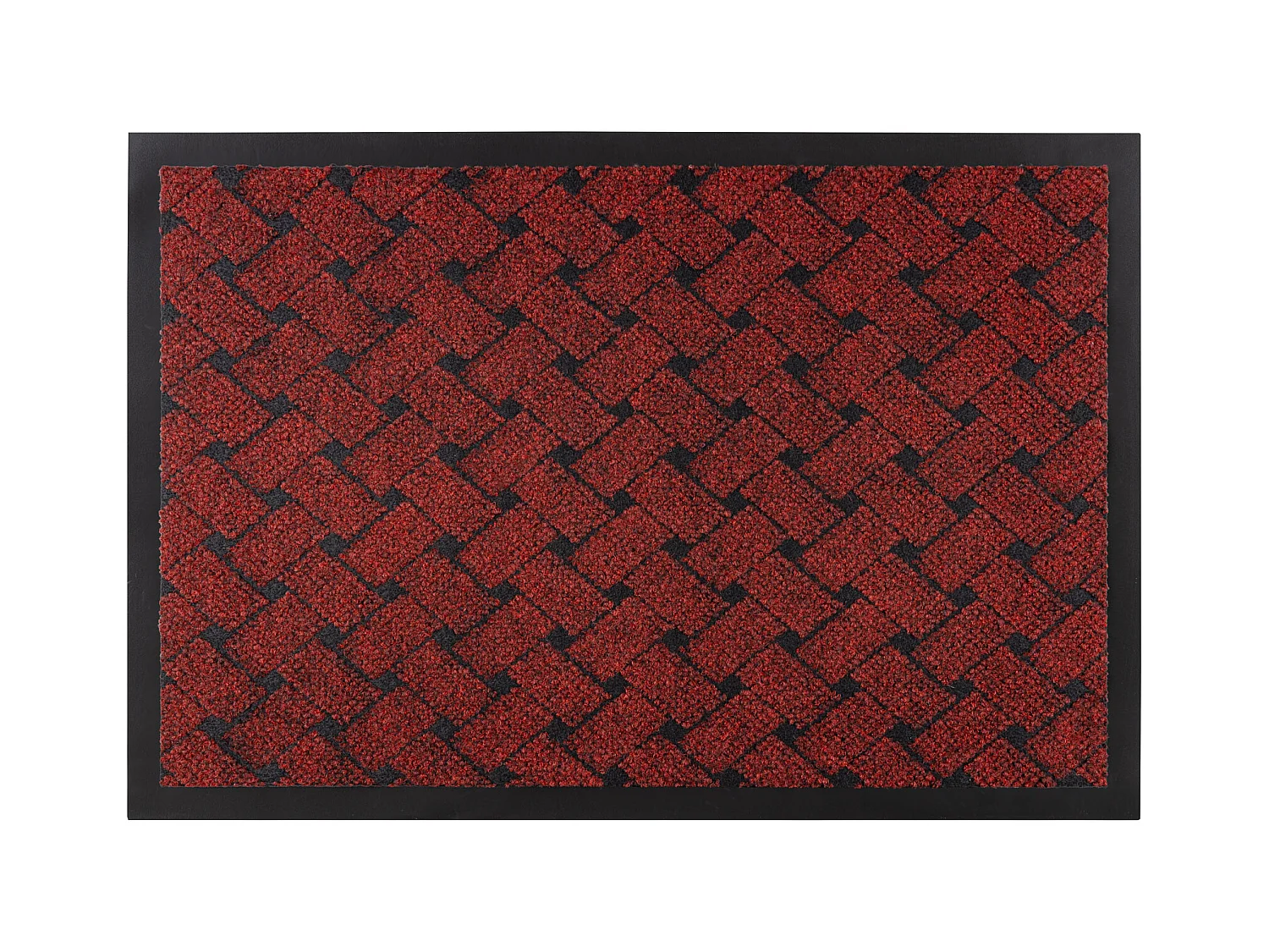 Paillasson antidérapant VECTRA 3353 extérieur, intérieur rouge 40x60 cm