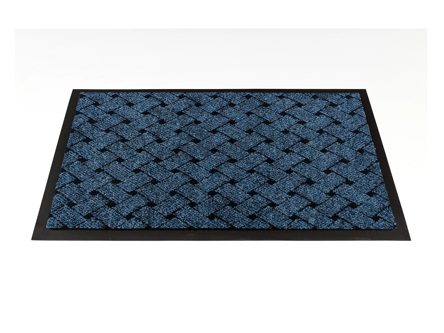Paillasson antidérapant VECTRA 0800 extérieur, intérieur bleu 40x60 cm