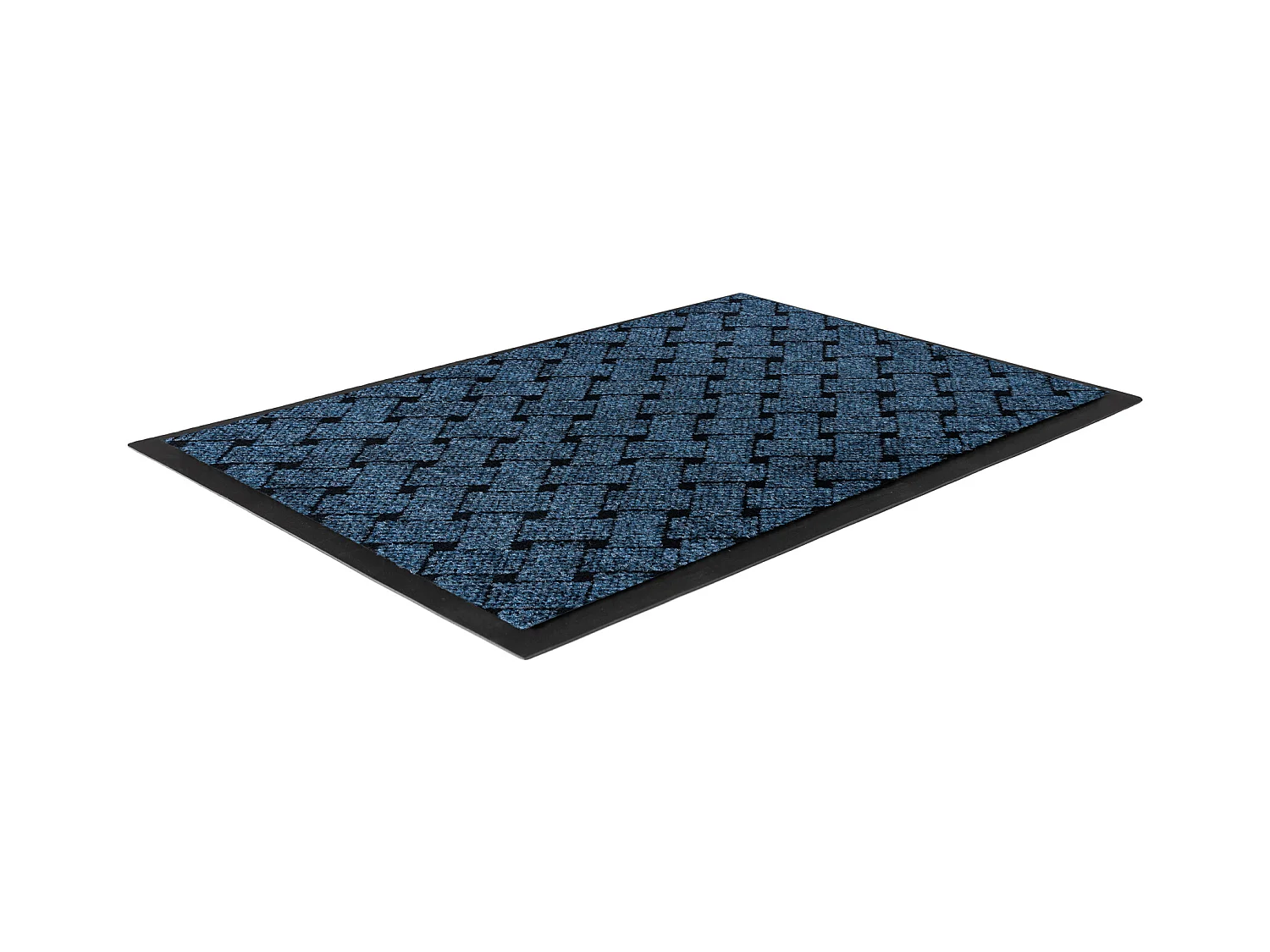 Paillasson antidérapant VECTRA 0800 extérieur, intérieur bleu 40x60 cm
