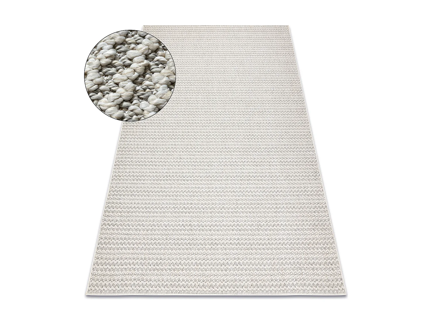 Tapis JERSEY 19236 gris - structurelles, boucle BOHO 200x290 cm