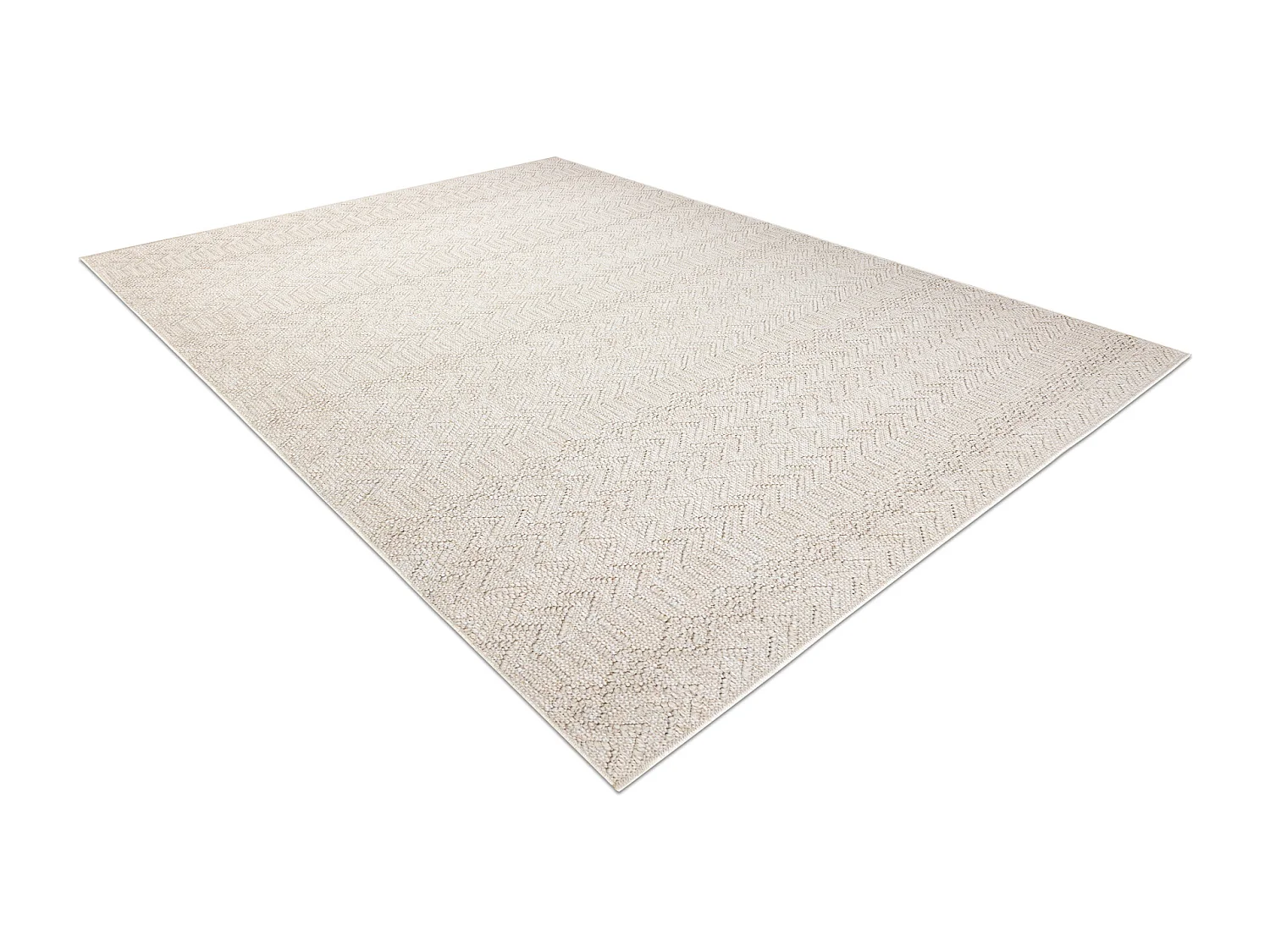 Tapis JERSEY 19243 crème - Chevron, structurelles, boucle BOHO 160x220 cm