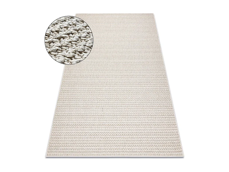 Tapis JERSEY 19236 beige - structurelles, boucle BOHO 200x290 cm