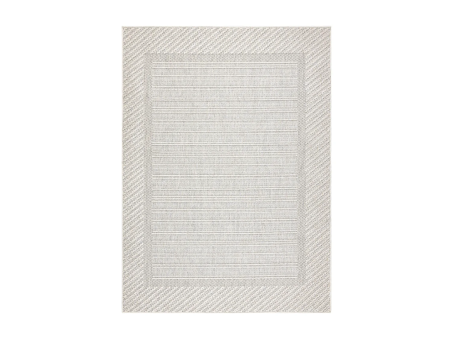 Tapis JERSEY 19261 gris - Cadre, structurelles, boucle BOHO 200x290 cm