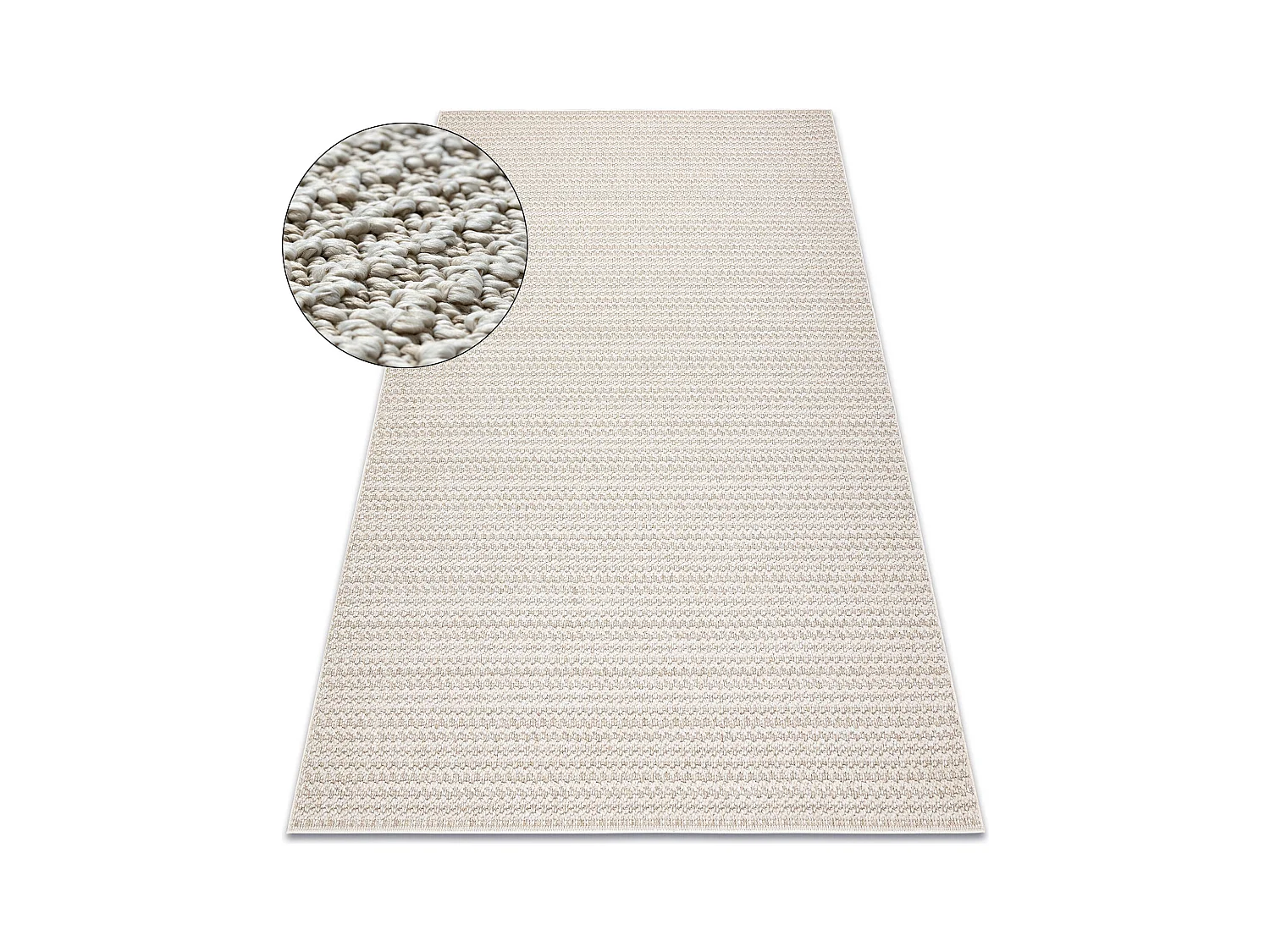 Tapis JERSEY 19236 beige - structurelles, boucle BOHO 180x270 cm