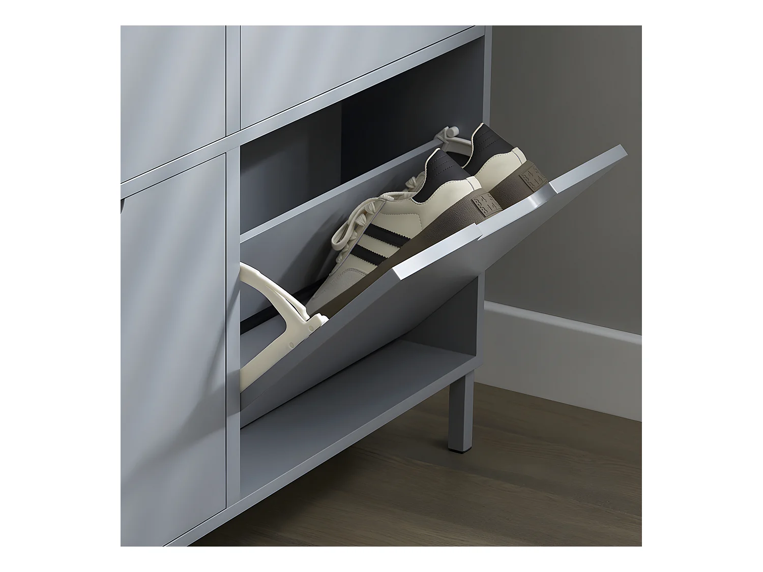 SoBuy armário de sapatos, Armário de sapatos estreito, armário para sapatos FSR100-SCH