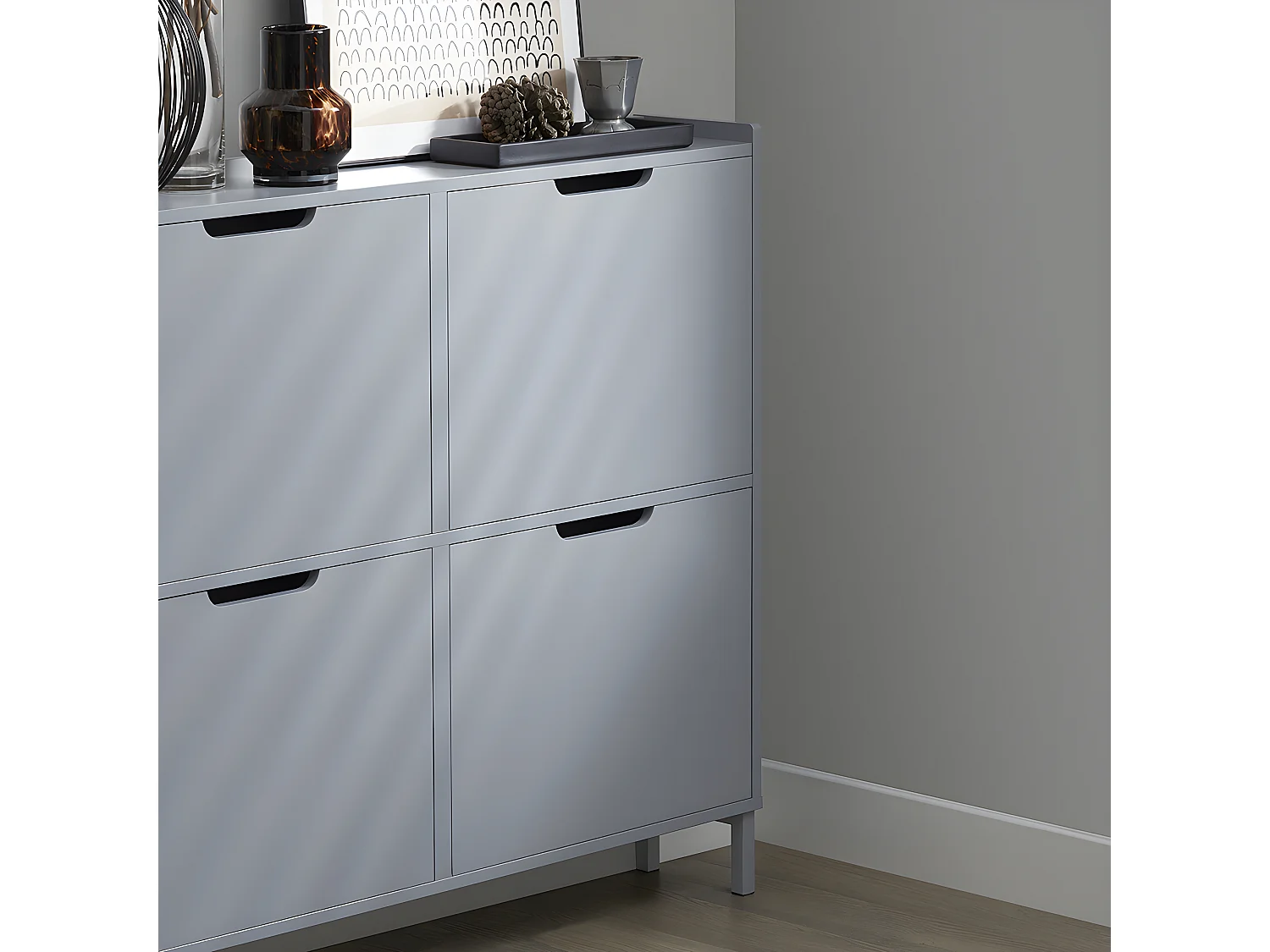 SoBuy armário de sapatos, Armário de sapatos estreito, armário para sapatos FSR100-SCH