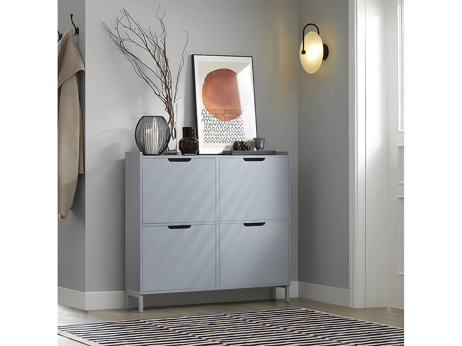 Szafka na buty z 4 drzwiami FSR100-SCH