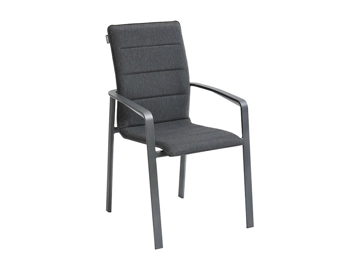 Fauteuil repas extérieur Diese anthracite/graphite Hespéride