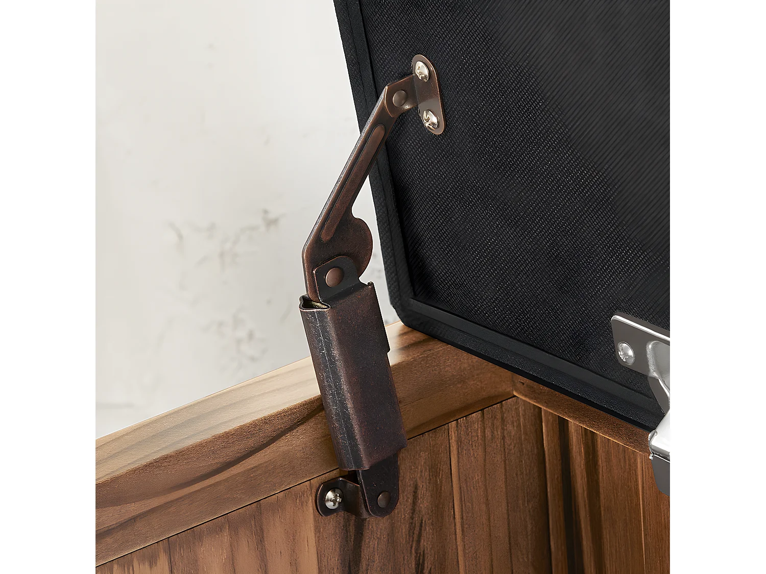 Ławka na buty z schowkiem i oparciem FSR150-N