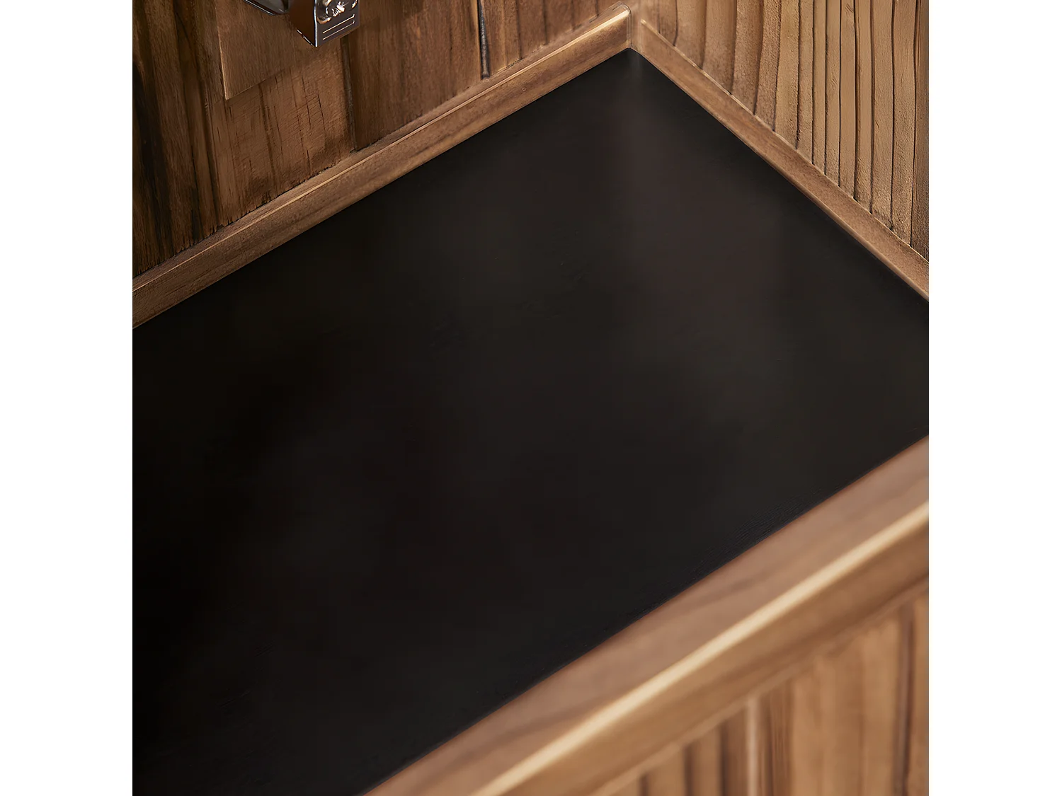 SoBuy Banc de Rangement à Chaussure, Meuble d'entrée, Bout de Lit, Banquette avec Dossier et Coussin Rembourré, en Bois de Pin, 90x35x75 cm, FSR150-N