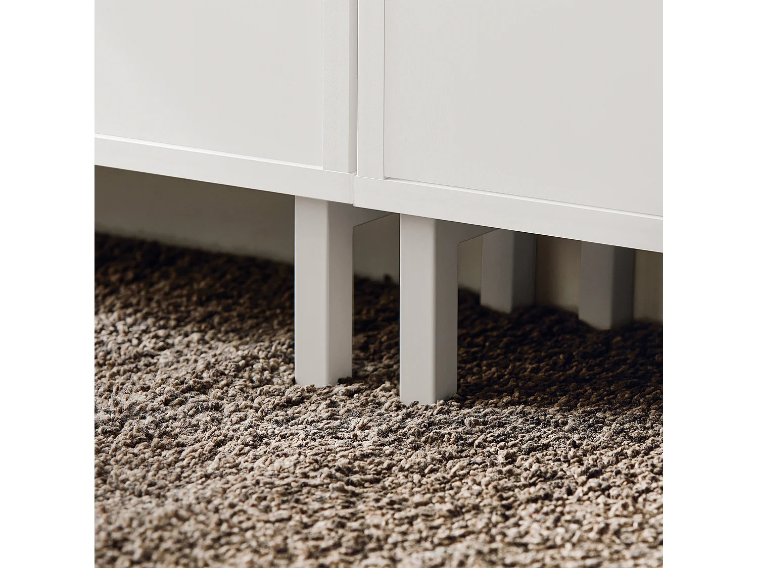 SoBuy FSR151-W Meuble à Chaussures avec 2 Abattants Armoire à Chaussures Commode à Chaussures