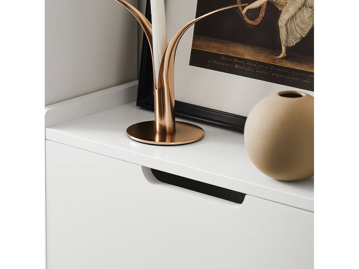 SoBuy FSR151-W Meuble à Chaussures avec 2 Abattants Armoire à Chaussures Commode à Chaussures