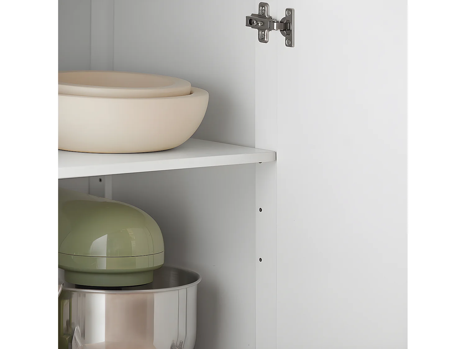 SoBuy Desserte de Cuisine à roulettes avec Plan de Travail en Bois d'hévéa îlot de Cuisine Armoire de Rangement 1 Tiroir et 2 Portes, 74,5x91x45,5 cm, FKW119-WN