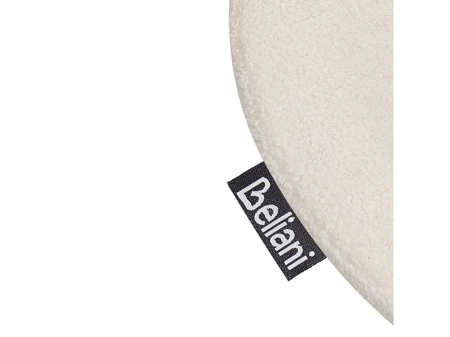 Silla de comedor FLOBY II Bouclé Blanco crema